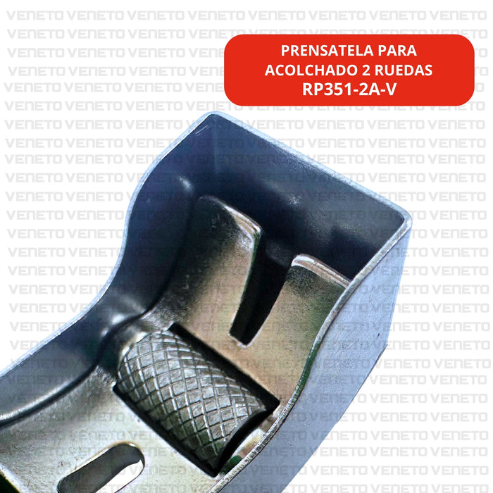 Prensatela para alcolchado con rueda lisa RP351-2A-V