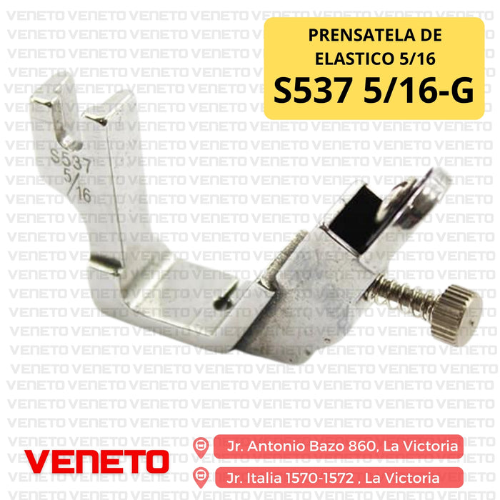 Prensatela de elastico 5/16 S537 5/16-G
