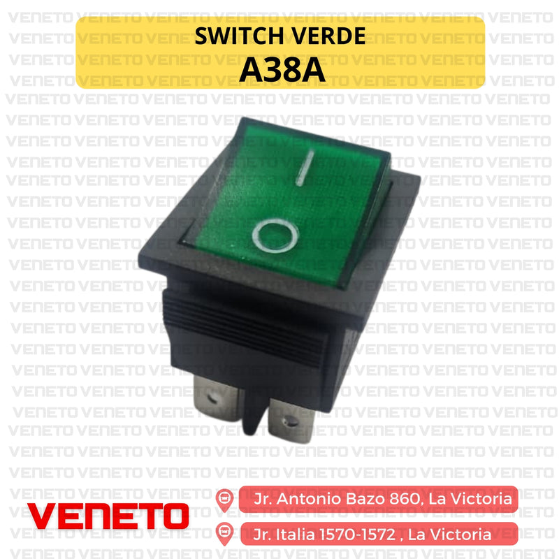 Switch verde A38 (CALIDAD A Y B)