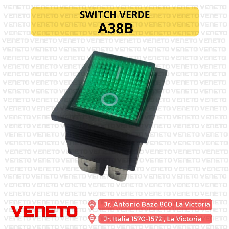Switch verde A38 (CALIDAD A Y B)