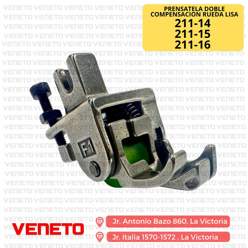 Prensatela doble compensacion rueda lisa 211 (134,15,16) GENÉRICO