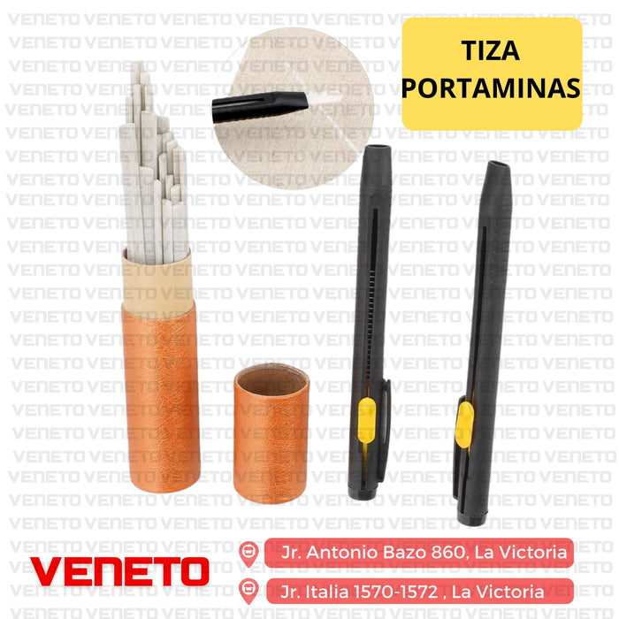 Lápiz tiza portaminas