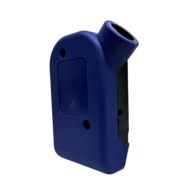 Caja automatica de plancha tapa azul