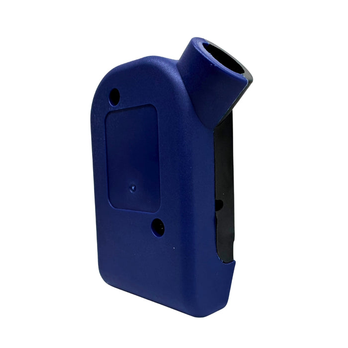 Caja automatica de plancha tapa azul