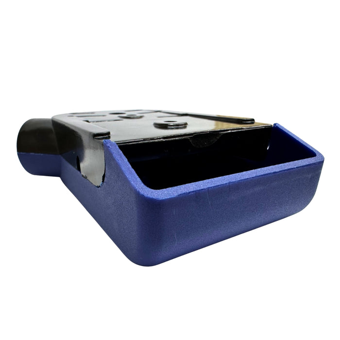 Caja automatica de plancha tapa azul