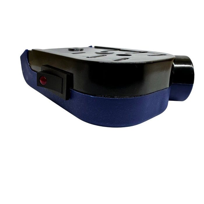 Caja automatica de plancha tapa azul
