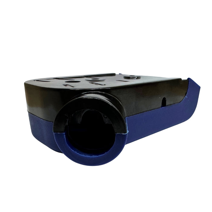 Caja automatica de plancha tapa azul
