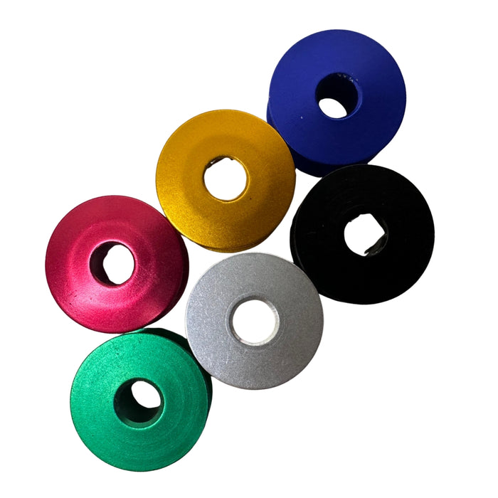 Carretel de recta aluminio Colores