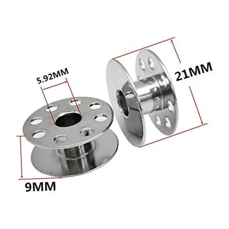 Carretel de recta metal de un hueco