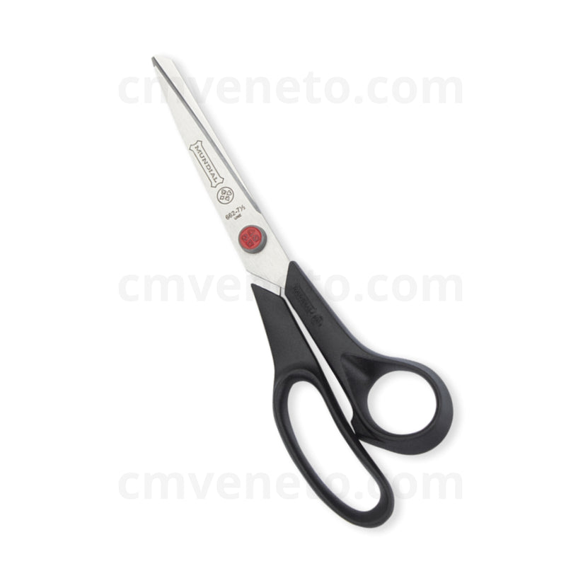Tijera Multiusos 662-7.1/2 Punto Rojo 7 1/2" Negro Mundial