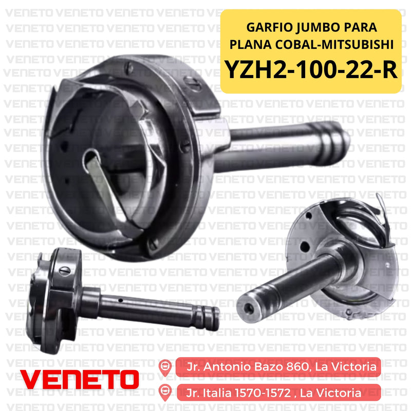 Garfio jumbo para plana cobal-mitsubishi YZH2-100-22-R