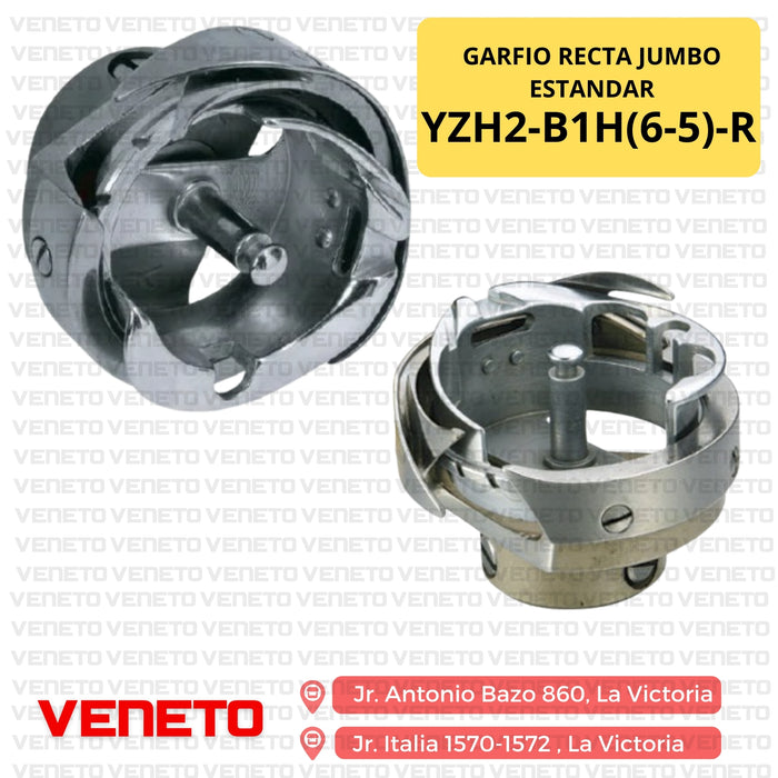 Garfio recta jumbo estandar YZH2-B1H(6-5)-R