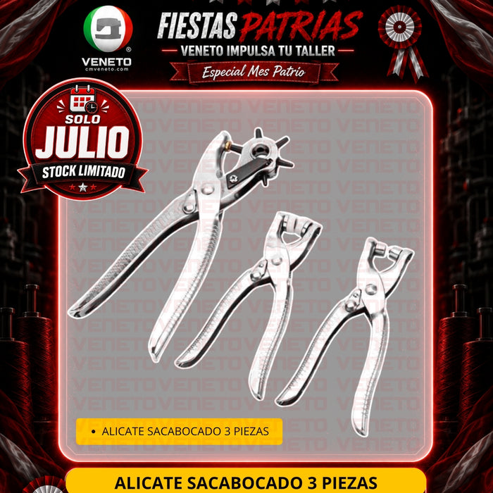 Pinza Sacabocados Remachadora Y Ojaladora Manualidades | CYBERVENETO