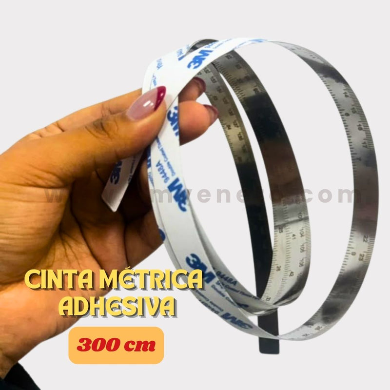 Cinta Métrica Adhesiva Metálica 1.5 m y 3 m
