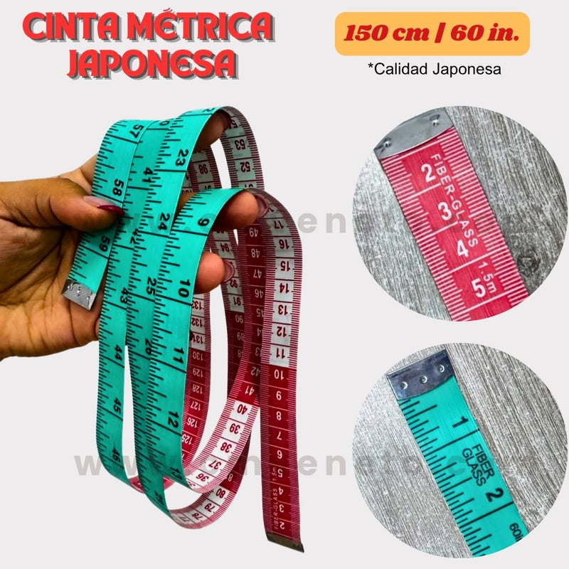 Cinta Métrica de Costura 150 cm / 60 in – Calidad Japonesa
