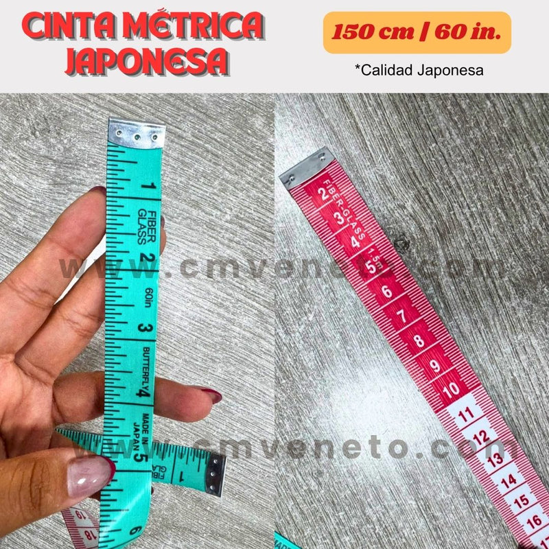 Cinta Métrica de Costura 150 cm / 60 in – Calidad Japonesa