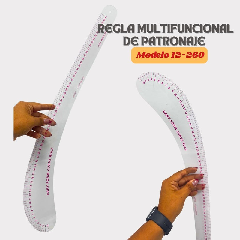 Regla Curva Francesa Vary Form 12-260
