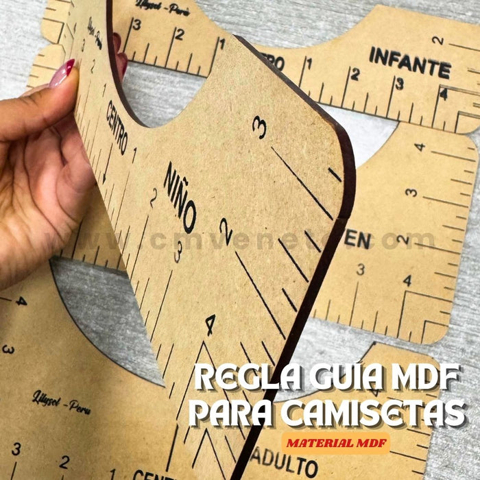 Set Reglas Guía para Camisetas – Set de 4 Tamaños