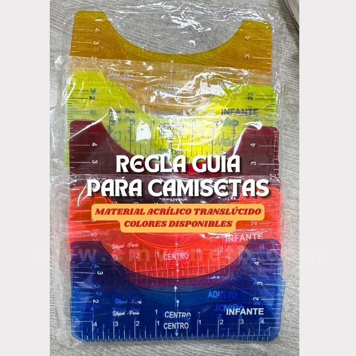 Set Reglas Guía para Camisetas – Set de 4 Tamaños